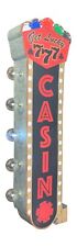 Casino Vintage Style Sign, LED Marquee Flashing Bulbs, Vegas, Game Room Sign picture