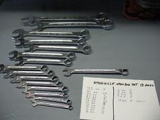 STAHLWILLE   OPEN BOX 13 SERIES  SPANNERS SET OF  16  VINTAGE GENUINE GERMANY picture