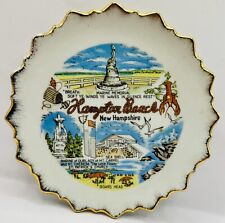 Vintage Hampton Beach New Hampshire Souvenir Plate Wall Hanging picture
