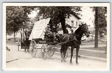 Evanston IL~Northwestern College~Booster Day Parade~Basketball Champs~c1916 RPPC picture