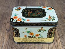 Vintage ~ Horner ~ Boy Blue Toffee Tin ~ Japanese Theme ~ Made in England picture