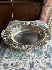 Vintage Grand Victorian By Wallace 1651 Medium Platter picture