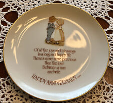 Vintage Lasting Memories 6 Inch Plate, Happy Anniversary picture