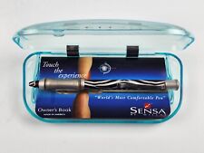Sensa Wild Zebra Platinum Ballpoint Pen  Mint in package -rubber grip is sticky picture