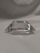 Vintage 1920s Art Deco Crystal Ashtray Made In Germany picture