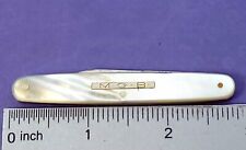 IXL George Wostenholm Knife Made in Sheffield England Pearl Mop Pen Vintage picture