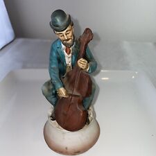 Vintage Shafford Japan Music Box, Man With Cello perfect condition picture