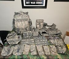 US Army 18 Piece Rifleman Set With Assault Pack And Drop Leg Pistol Holster  picture