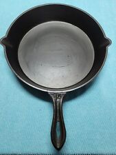 Early LARGE #11 Fancy Handle Bottom Gate Marked Skillet Pan Double Spout Lip picture