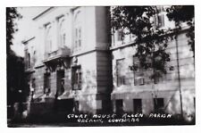 c1940 RPPC OBERLIN LA ALLEN PARISH COURT HOUSE VINTAGE POSTCARD LOUISIANA OLD  picture