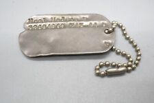 WWII 1943-1944 Army Dog Tag T43-44 With Small Bead Chain picture