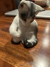 rosenthal Selb-plossberg Germany Handgemalt Cat Porcelain Figurine picture
