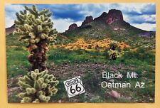 Postcard AZ: Black Mt. Route 66. Oatman. Arizona  picture