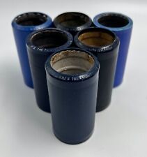 Lot of 6 Vintage Edison Blue Amberol Record Cylinders picture