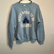 Disney “Feels Good to Be Home” Castle Pullover Size Large *Read Description picture