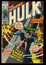 Incredible Hulk #142 NM 9.4 1st New Valkyrie Herb Trimpe Art Marvel 1971 picture