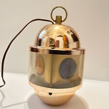 READ Swiss Harmony Golden Beacon Light Model 160 DISCO Lights Up DOES NOT ROTATE picture