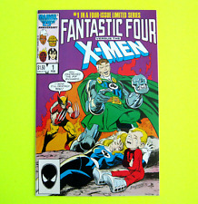 FANTASTIC FOUR vs X-MEN Volume #1 Issue #1 (Marvel Comic Book) Vintage 1987 picture