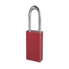 A1106RED1KEY Padlock Keyed, Aluminum, Red picture