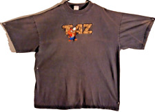 LOONEY TUNES TAZ TASMANIAN DEVIL T-Shirt VINTAGE 1997 MADE IN USA XL fade black picture