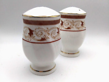 Gold Coast Salt And Pepper Shakers 22kt Gold Accents Made In India picture