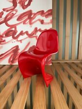 Vitra Miniature Chair Panton Red Plastic Material Collectible Display picture