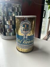 Old Vienna Beer Can Empty 12 Oz Straight Steel Flat Top Imported to Buffalo NY picture