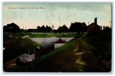 1911 Scenic View St Clair Tunnel Railway Port Huron Michigan MI Vintage Postcard picture
