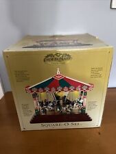 Mr Christmas Gold Label Square-o-sel Carousal Rare With Sound picture