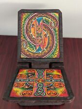 Vintage Ethiopian Orthodox Church Wood Bible Stand (Atranous) Hand Carved,Africa picture