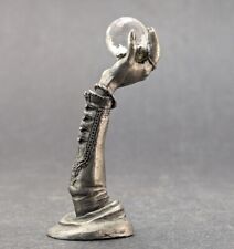 Vintage Ray Lamb 1984 Perth Pewter Fortune Teller Woman Hand Crystal Ball picture