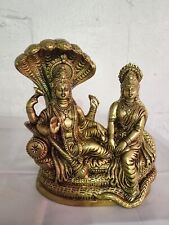 Brass 9 inches Lord Laxmi vishnu/ Narayan  Statue Hindu God Usa Seller Fast Ship picture