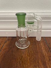 14mm Premium Glass Water Pipe Bowl Ash Catcher Honeycomb Perc Green picture