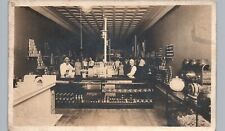 CANDY SHOP INTERIOR c1910 real photo postcard rppc confectionary store inside picture