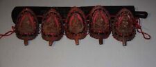 Real Tibet Vintage Old Buddhist Ritual Carved Yak Bone Lama Crown Buddha Hat picture