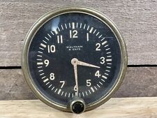 Vintage Waltham 8 Day Clock WWII  picture