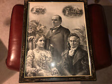 VINTAGE WILLIAM MCKINLEY PRINT AND BOOK picture
