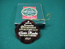 New Hallmark-Keepsake Ornament - 1991 5 Years Together  picture