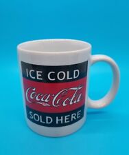 COCA-COLA MUG • Vintage 2003 Gibson Ice Cold Coke Sold Here Coffee Cup 12oz 4