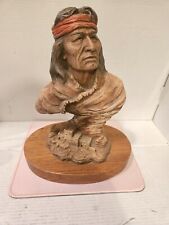 Native American Sculpture Neil J Rose Peaceful One Signed 424/2500 Estate Find picture