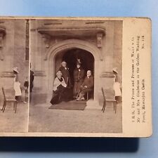 Hawarden 3D Stereoview C1895 Real Photo Royal Visit Prince of Wales Cheshire picture