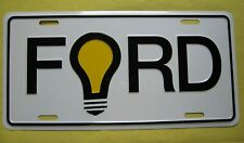 FoRD Light Bulb BETTER IDEA - advertising vanity license plate tag * BRAND NEW * picture