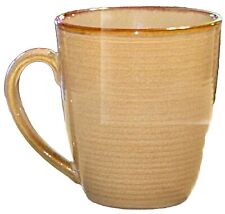 Sango Roma Caramel 4815 Brown Tan Ribbed Coffee Mug Cup Replacement Mug EUC picture