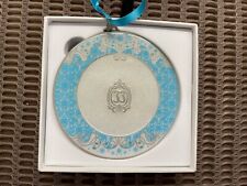 Vintage Rare 2021 Disneyland CLUB 33 Charge Plate Christmas Ornament, Holiday picture
