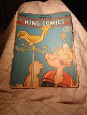 KING #49 1940-DAVID MCKAY-POPEYE-FLASH GORDON-MANDRAKE-golden Age Ww2 Era Book picture