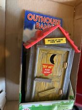 FUNRISE OUTHOUSE TALKING COIN BANK 1996 Untested. New In Box picture