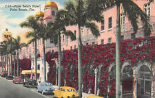 Palm Beach Hotel, Palm Beach, Florida, Early Linen Postcard, Unused picture