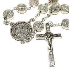 Saint St. Benedict Rosary -Exorcism -Blessed By Pope -Rosario De San Benito picture