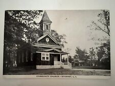 Postcard RCCP Antique Vintage Community Church, SYOSSET, L.I. New York REAL PHOT picture