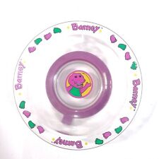 Vintage 1993 The Lyons Group Barney Suction Bowl Playskool Baby picture